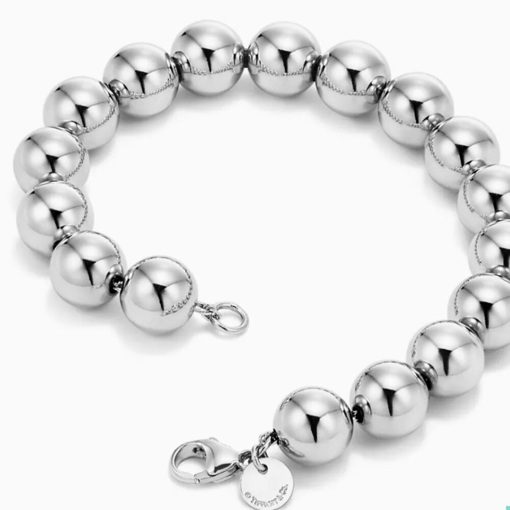 Tiffany Ball Bracelet in Silver, 10 mm